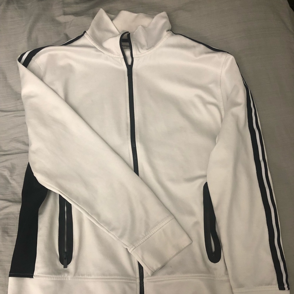 White/black jacket